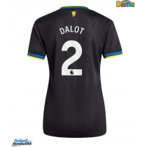 Manchester United Diogo Dalot #2 Tredjedrakt Dame 2025-26 Kortermet